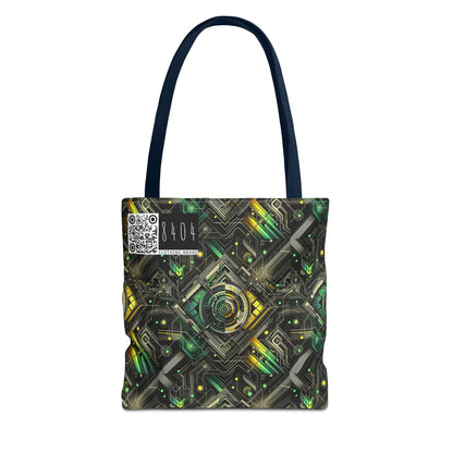 Tech Noir Graphics Tech-Inspired Streetwear Tote Bag - 8404 Design-57