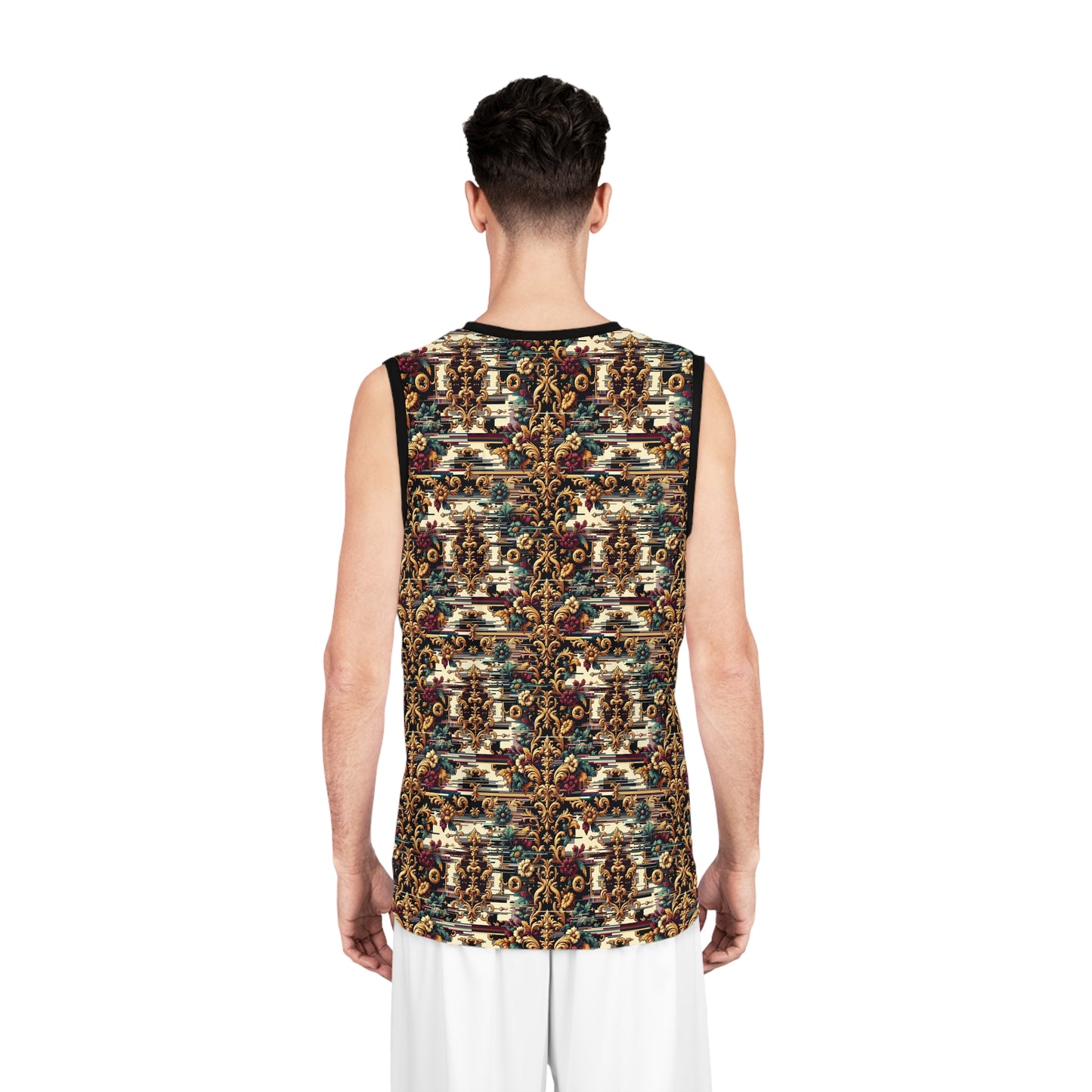 Digital Renaissance Modern Baroque Fusion Basketball Jersey - 8404 Design-63