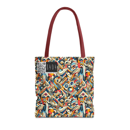 Abstract Graphic Art Modern Artistic Expression Tote Bag - 8404 Design-62