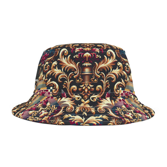 Digital Renaissance Modern Baroque Fusion Bucket Hat - 8404 Design-53