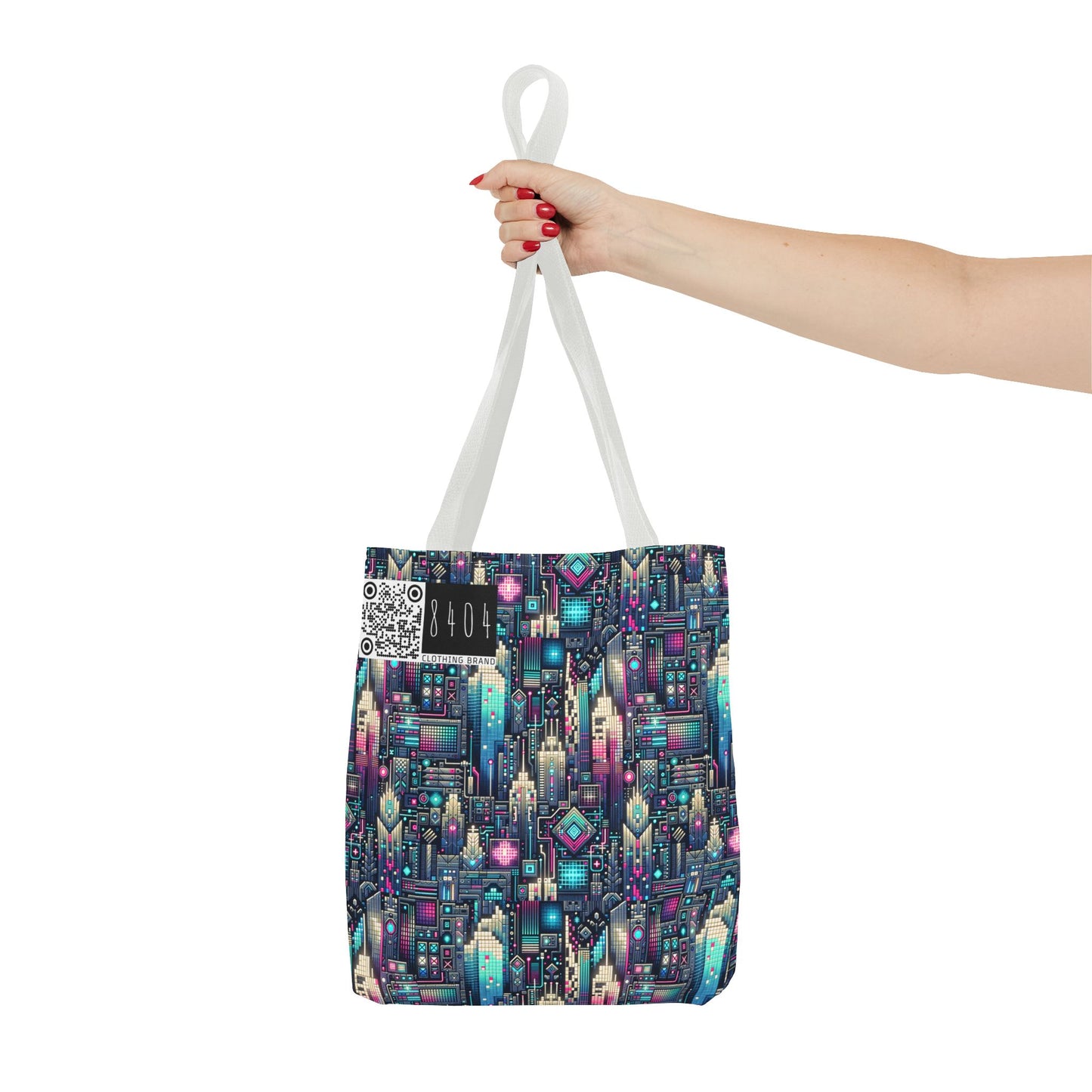 Digital Renaissance Tech-Forward Maximalism Tote Bag - 8404 Design-56