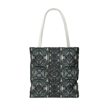 Tech Noir Tech-Forward Minimalism Tote Bag - 8404 Design-52
