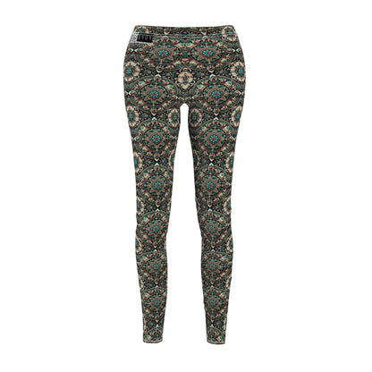 Neo-Dandyism Modern Dandy Streetwear Women's Cut & Sew Casual Leggings - 8404 Design-56