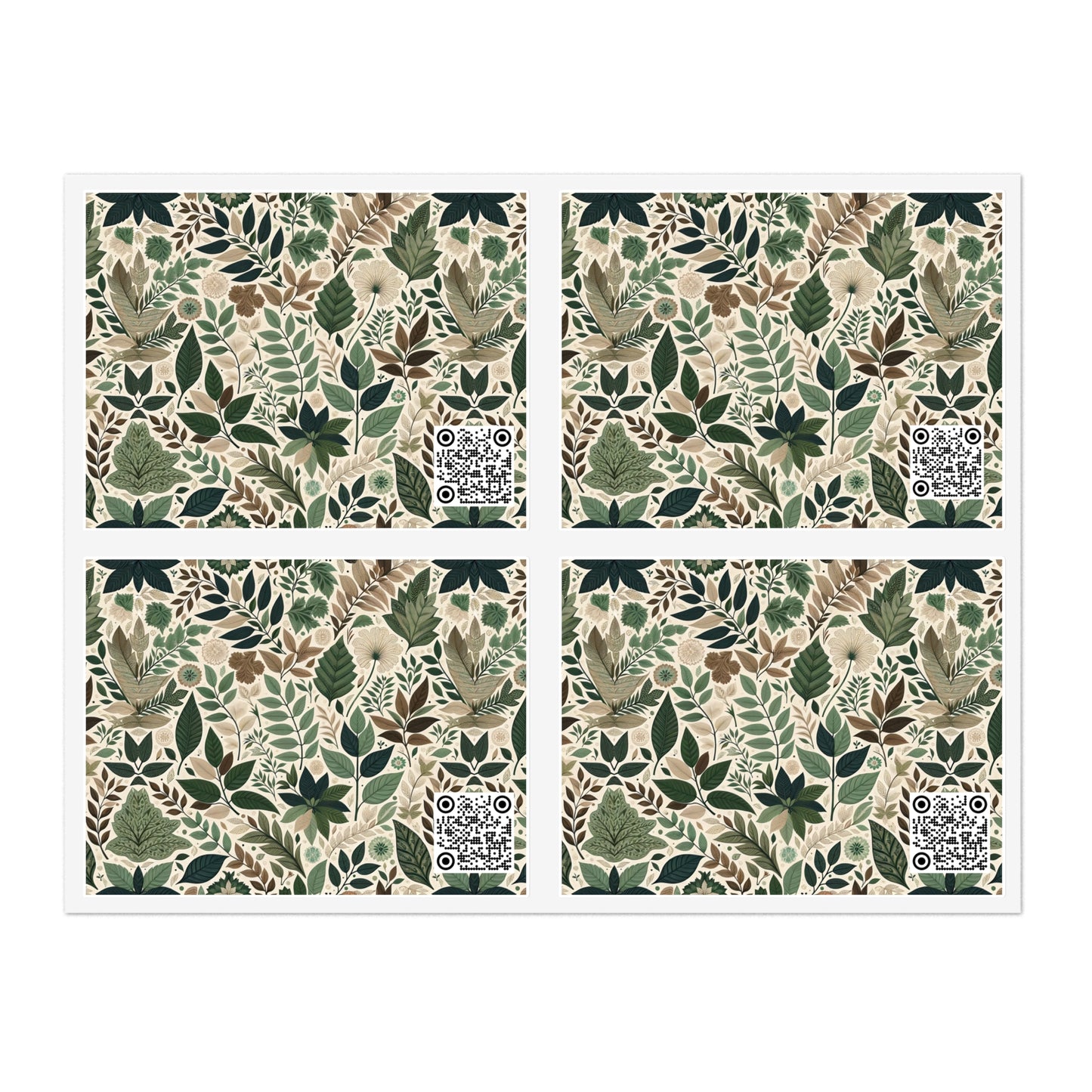 Streetwear Sustainability Environmentally Conscious Streetwear with a Natural Aesthetic Sticker Sheet - 8404 Design-57