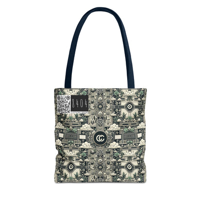 Cyber Garden Party Tech Garden Extravaganza Tote Bag - 8404 Design-54