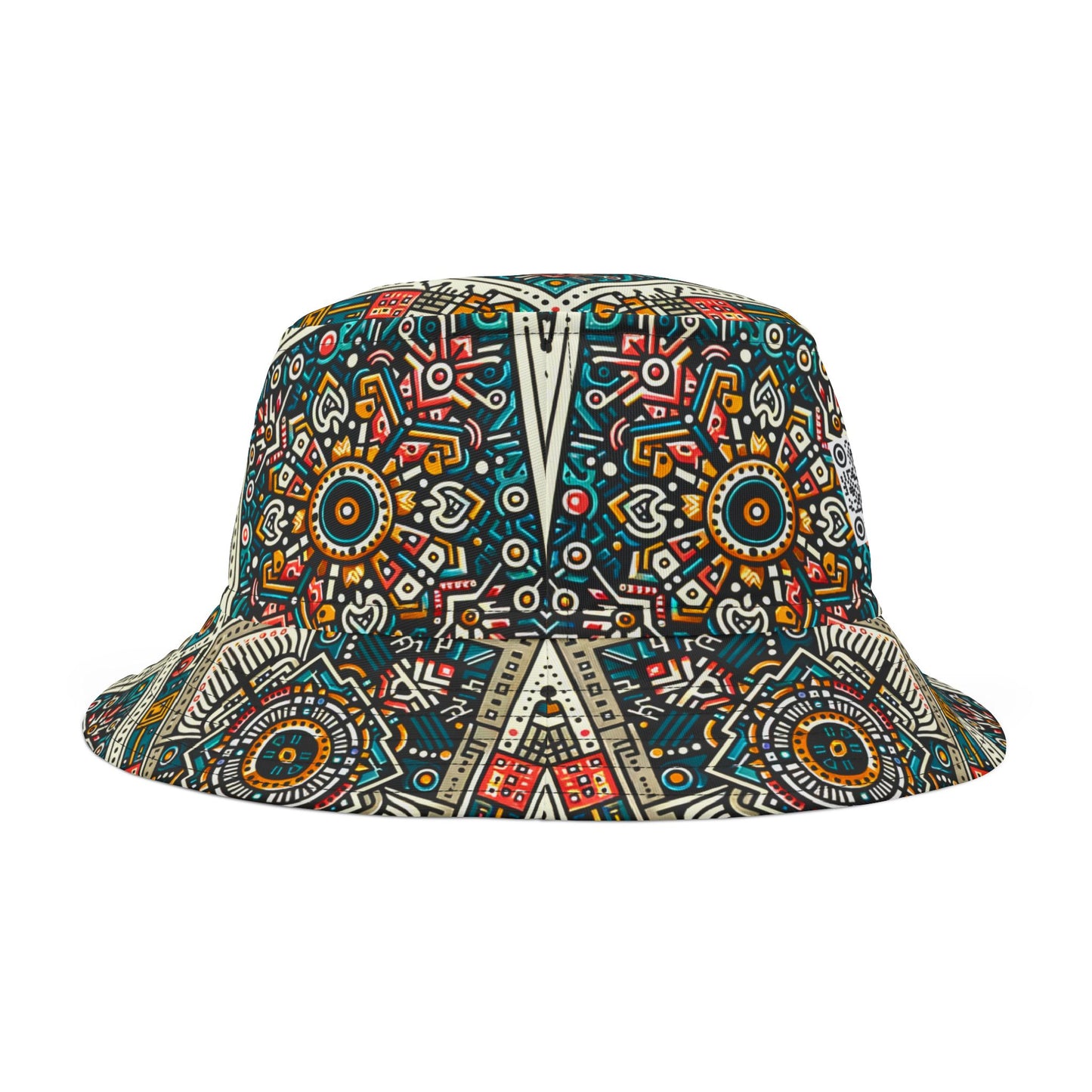 Cultural Fusion Tech Blend of Cultural Heritage With Tech-Inspired Elements Bucket Hat - 8404 Design-64