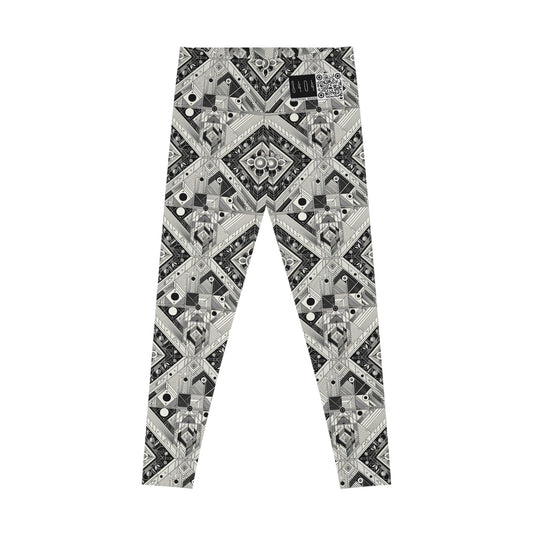 Tech Minimalism Minimalist Tech Stretch Leggings - 8404 Design-54