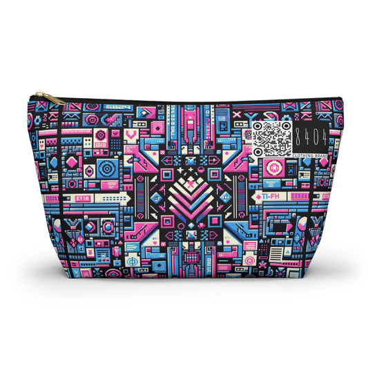 Digital Rebellion Youthful Streetwear with a Rebellious Digital Twist Accessory Pouch W T-bottom - 8404 Design-65
