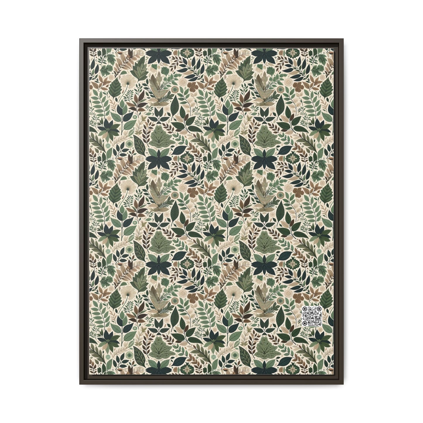 Streetwear Sustainability Environmentally Conscious Streetwear with a Natural Aesthetic Matte Canvas, Framed (multi-color) - 8404 Design-57 A