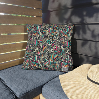 Digital Street Art Urban Street Style Outdoor Pillow - 8404 Design-74