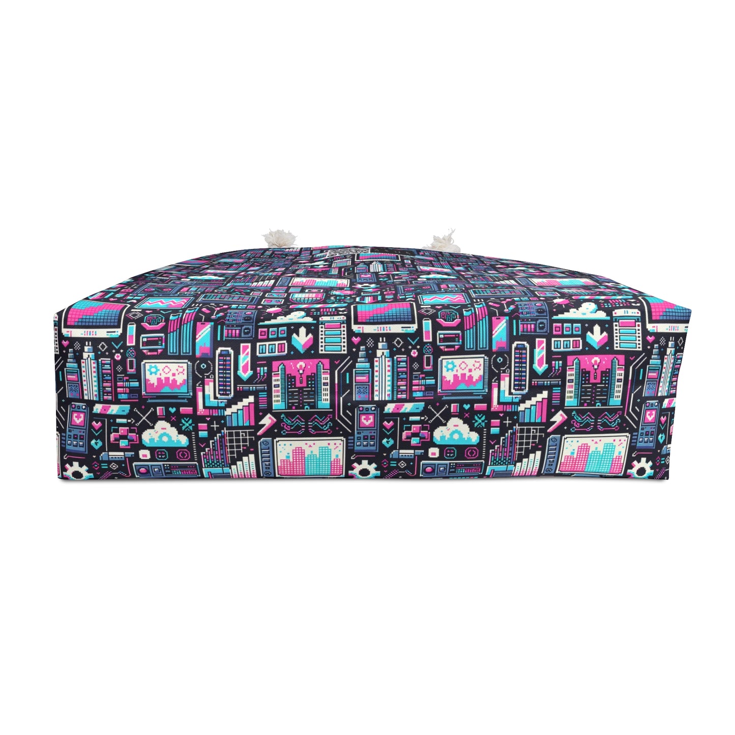 Digital Rebellion Youthful Streetwear with a Rebellious Digital Twist Weekender Bag - 8404 Design-71