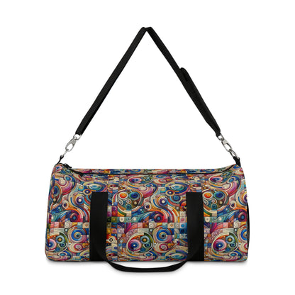 Digital Artistic Expression Artistic Streetwear Duffel Bag - 8404 Design-49