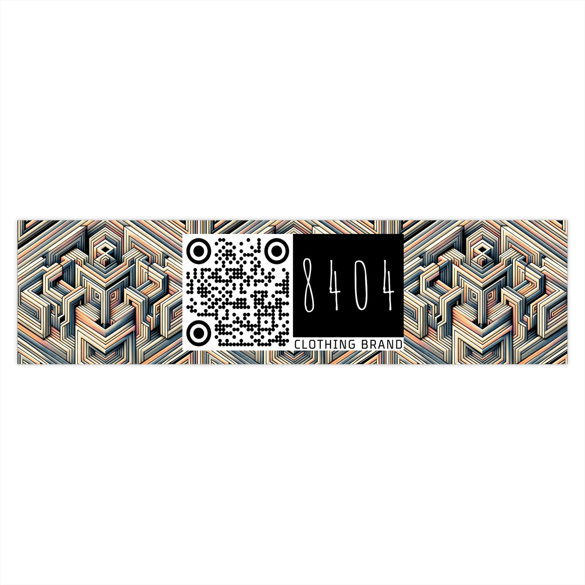 Tech Illusion Graphics Futuristic Artistry Bumper Sticker - 8404 Design-52