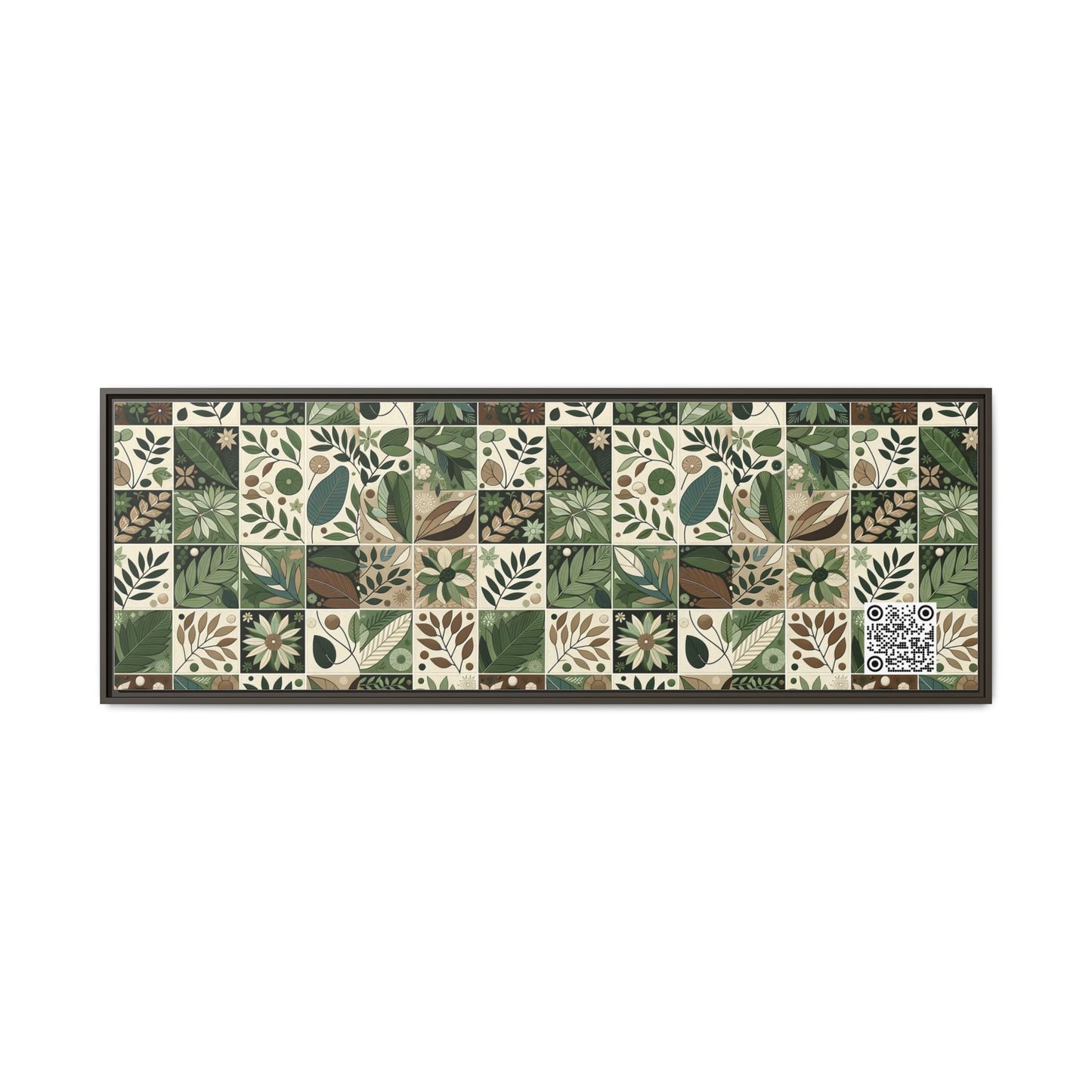 Streetwear Sustainability Environmentally Conscious Streetwear with a Natural Aesthetic Matte Canvas, Framed (multi-color) - 8404 Design-57 B