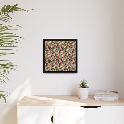 Digital Artistic Expression Artistic Streetwear Matte Canvas, Framed (multi-Color) - 8404 Design-46 B
