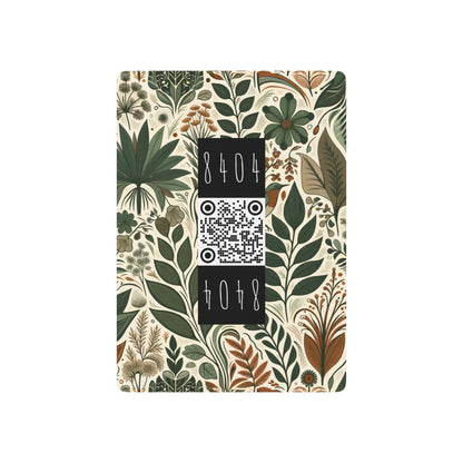 Urban Jungle Nature Meets Streetwear Poker Playing Cards - 8404 Design-61 B