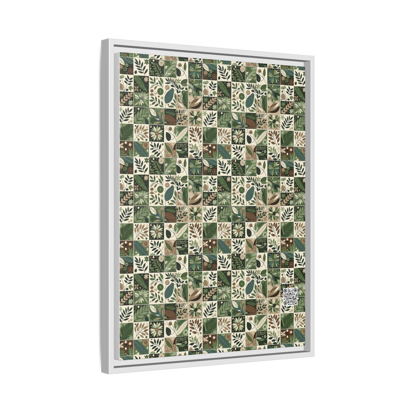 Streetwear Sustainability Environmentally Conscious Streetwear with a Natural Aesthetic Matte Canvas, Framed (multi-color) - 8404 Design-57 A