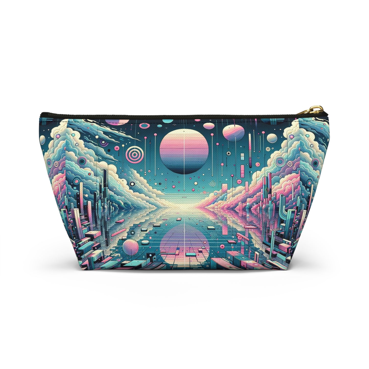 Digital Dreamscapes Digitally-Inspired Streetwear With a Dreamy, Surreal Twist Accessory Pouch W T-Bottom - 8404 Design-61