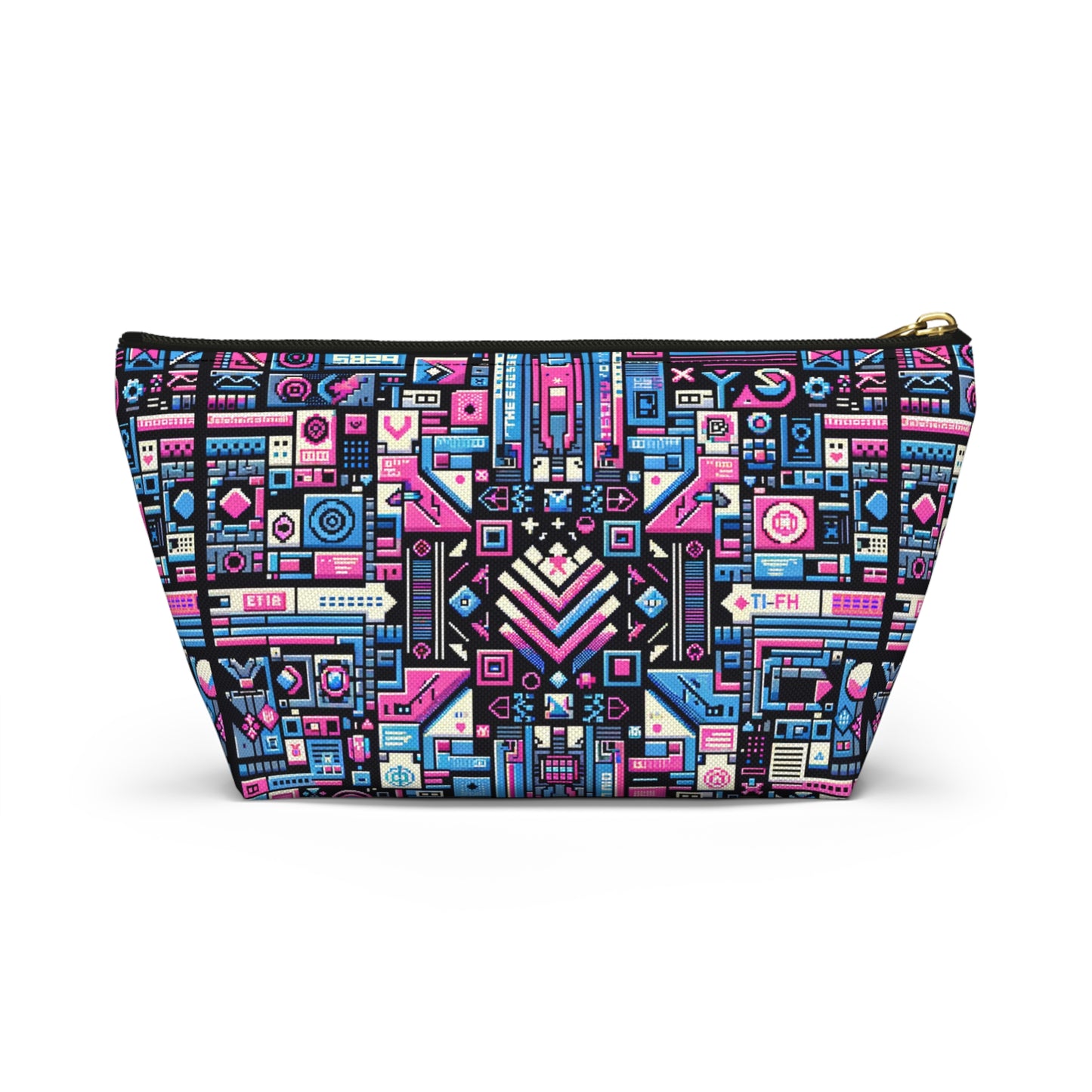 Digital Rebellion Youthful Streetwear with a Rebellious Digital Twist Accessory Pouch W T-bottom - 8404 Design-65