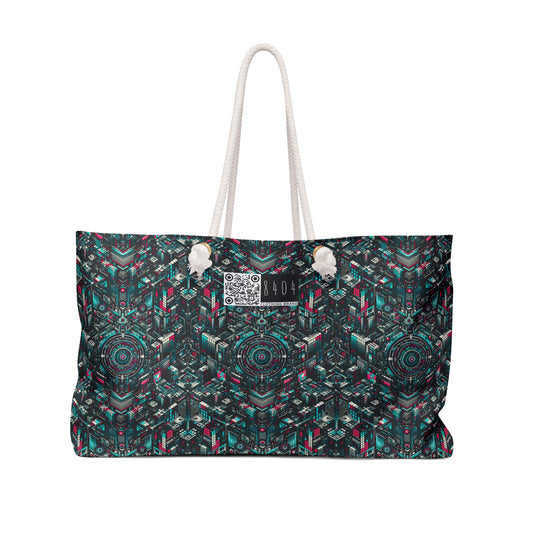 Digital Rebellion Tech-Inspired Streetwear Weekender Bag - 8404 Design-54