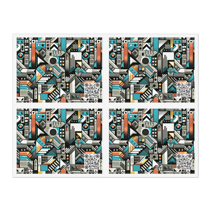 Digital Street Art Urban Street Style Sticker Sheet - 8404 Design-81