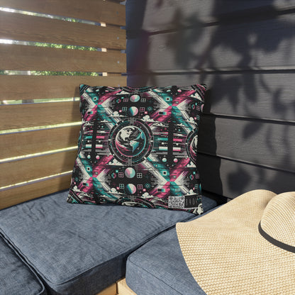 Digital Artistry Digital-native Streetwear Outdoor Pillow - 8404 Design-62