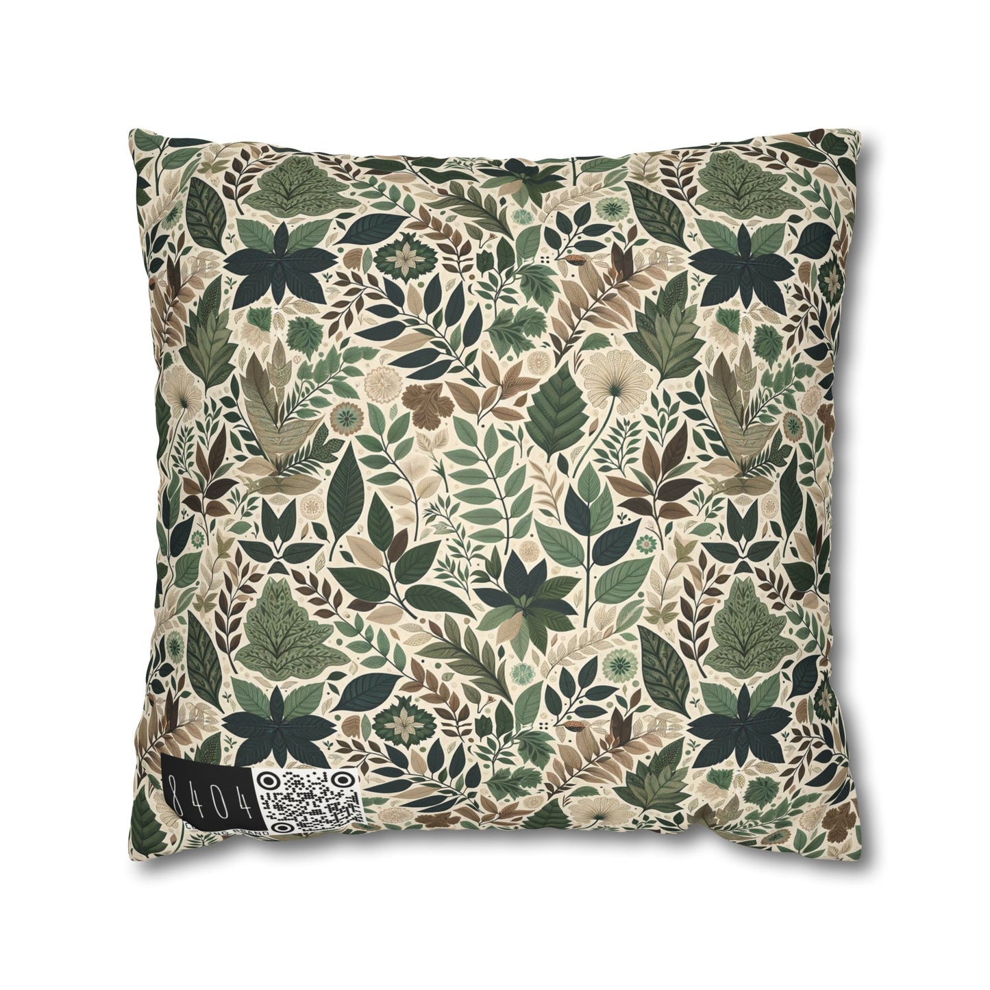 Streetwear Sustainability Environmentally Conscious Streetwear with a Natural Aesthetic Faux Suede Square Pillowcase - 8404 Design-57