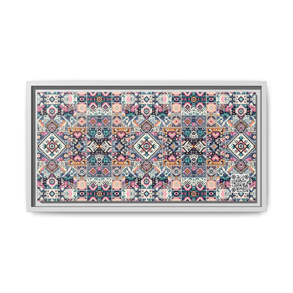 Matte Canvas, Framed (multi-Color) - 8404 Design-01