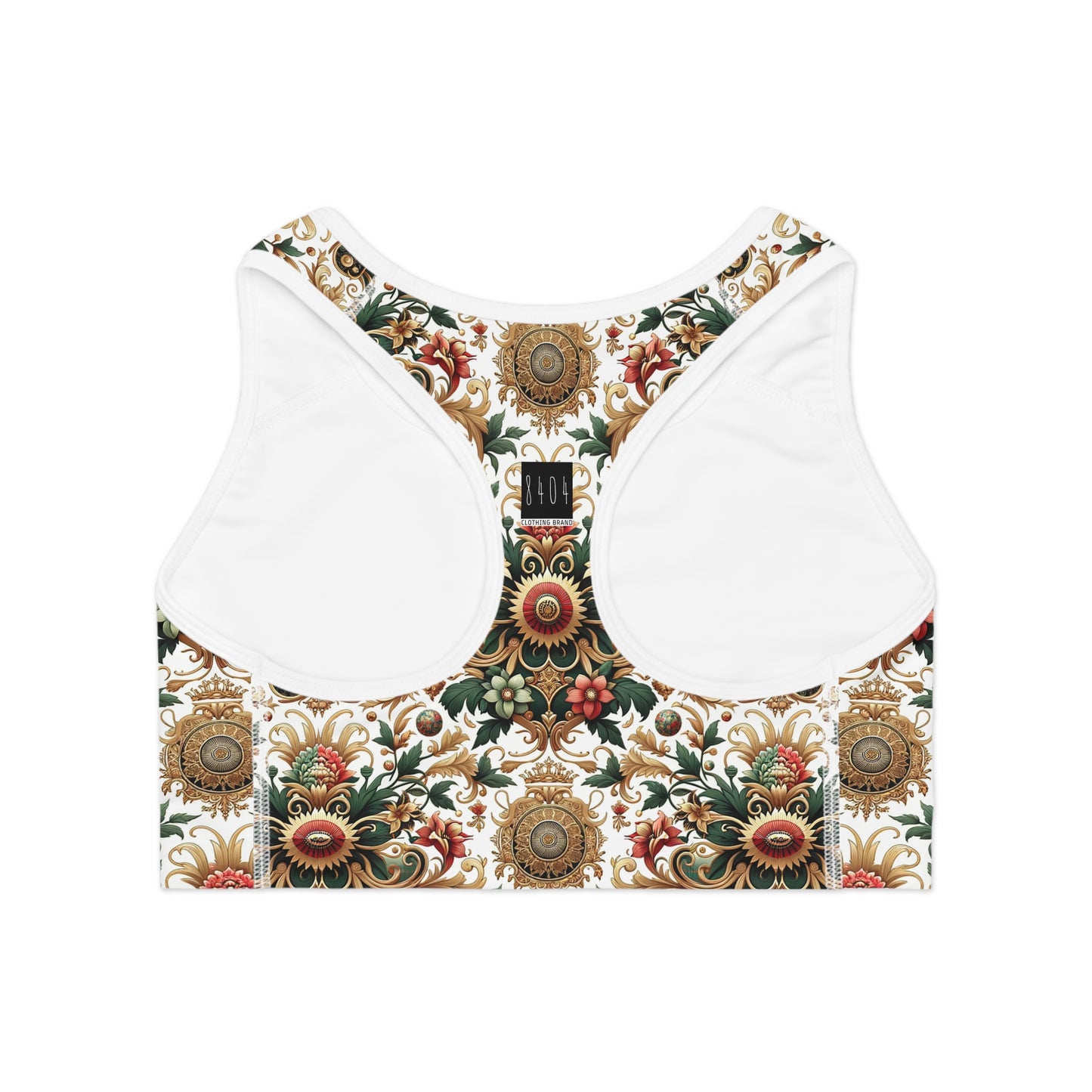 Monogram Madness Luxurious Streetwear Sports Bra - 8404 Design-68