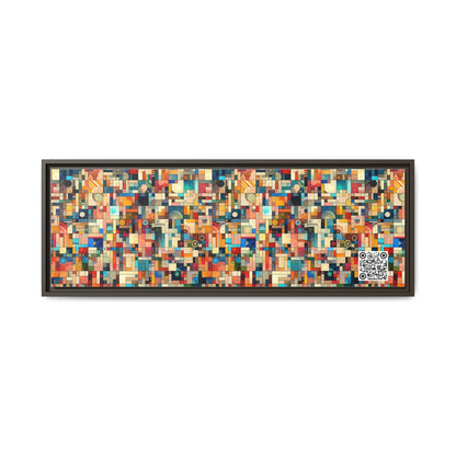 Digital Artistic Expression Artistic Streetwear Matte Canvas, Framed (multi-Color) - 8404 Design-46 B