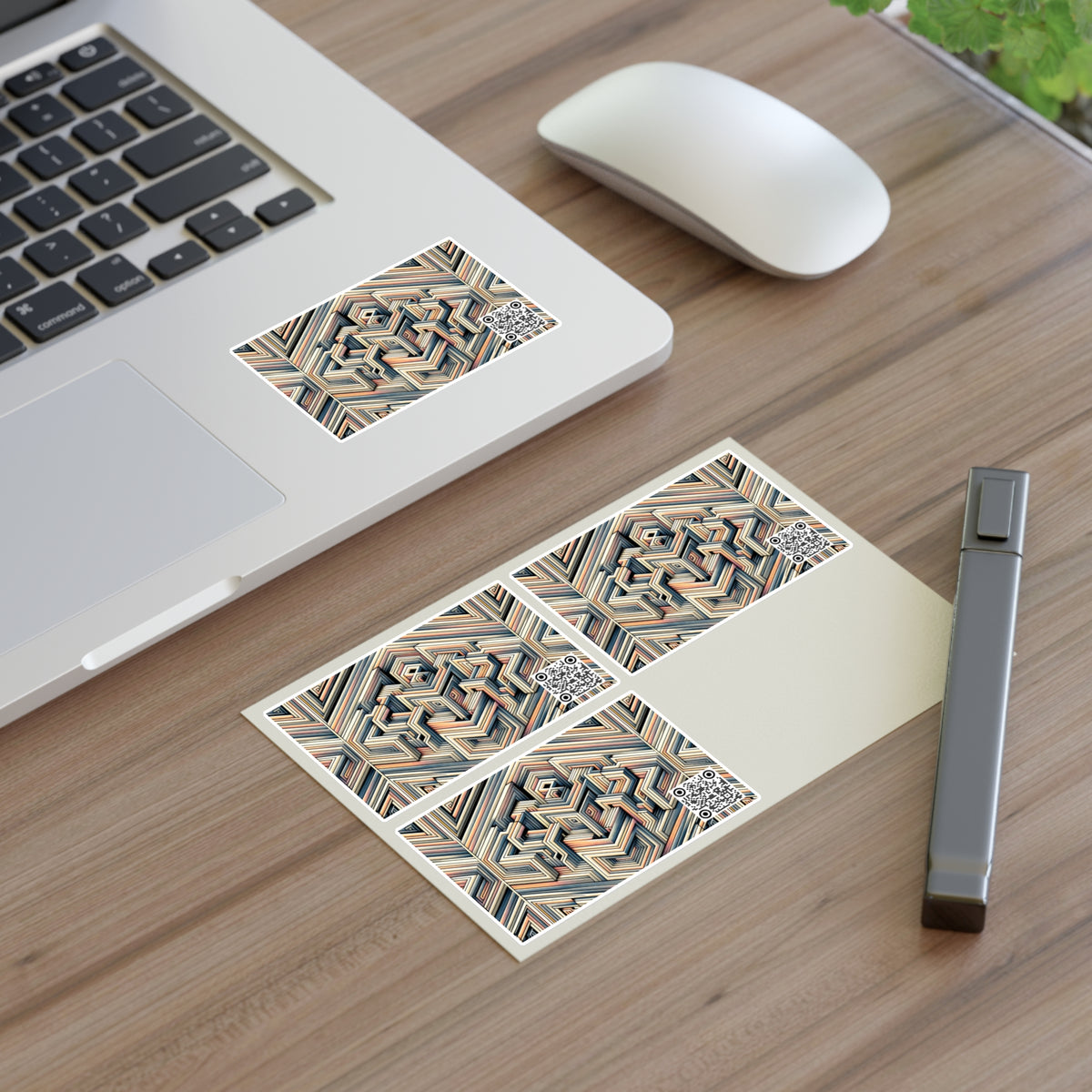 Tech Illusion Graphics Futuristic Artistry Sticker Sheet - 8404 Design-52