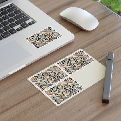 Tech Illusion Graphics Futuristic Artistry Sticker Sheet - 8404 Design-52