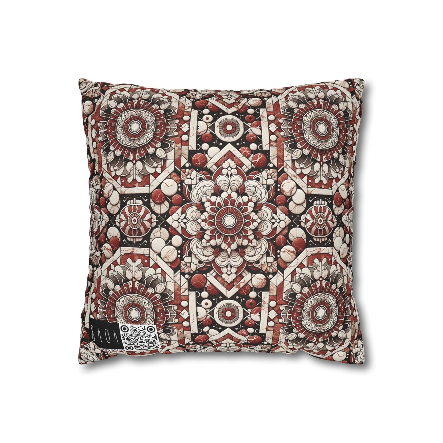 Neo Jomon Sculptural Aesthetics Artisanal Streetwear Spun Polyester Square Pillowcase - 8404 Design-55