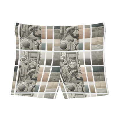 Tech Utility Chic Tech-Forward Minimalist Women's Shorts - 8404 Design-59