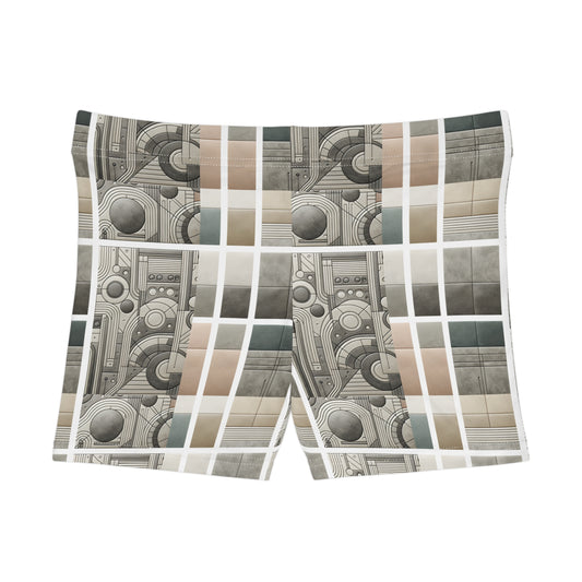 Tech Utility Chic Tech-Forward Minimalist Women's Shorts - 8404 Design-59