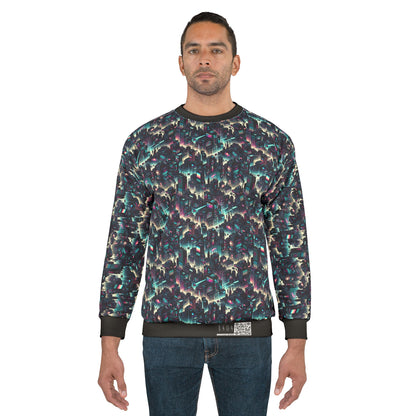 Digital Rebellion Tech-Inspired Streetwear Sweatshirt - 8404 Design-51