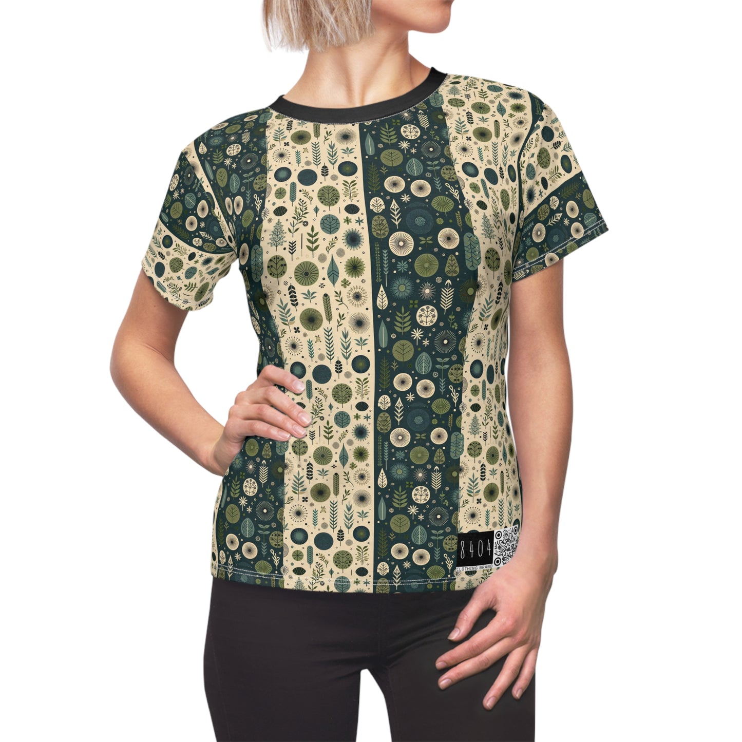 Sustainable Street Utility Sustainable Tech Streetwear Women's Cut & Sew Tee - 8404 Design-62