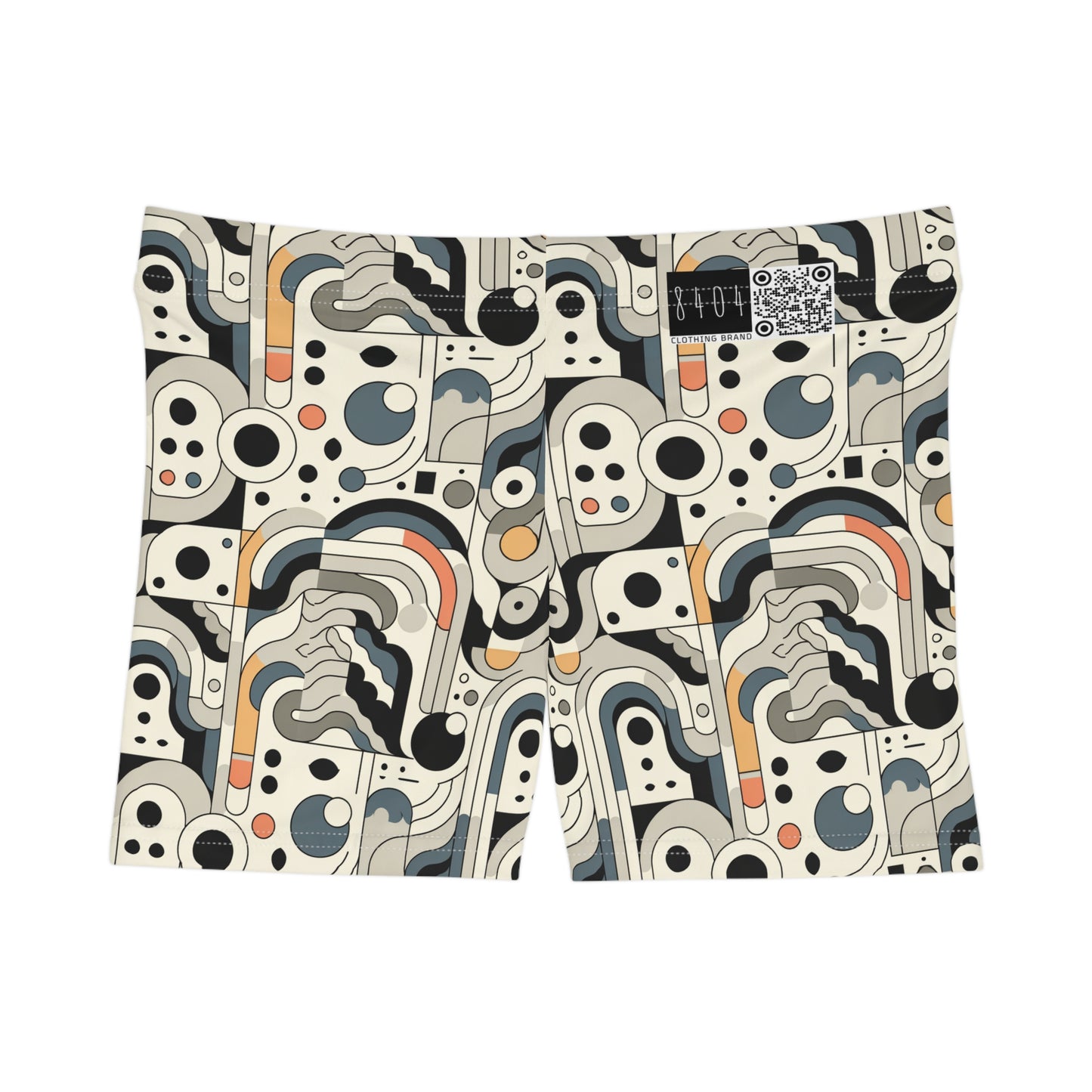 Modern Minimalism Minimalist Tech Women's Shorts - 8404 Design-60