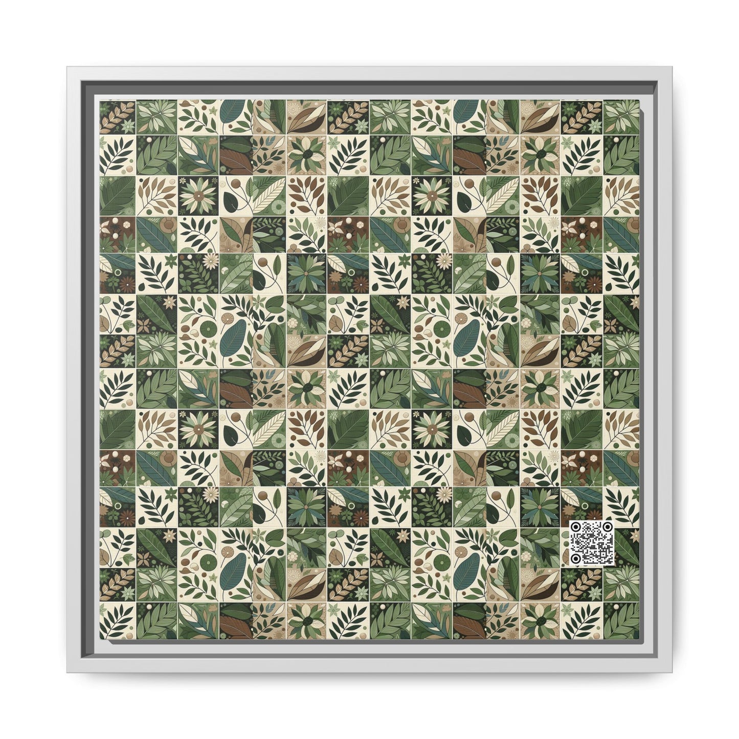 Streetwear Sustainability Environmentally Conscious Streetwear with a Natural Aesthetic Matte Canvas, Framed (multi-color) - 8404 Design-57 B