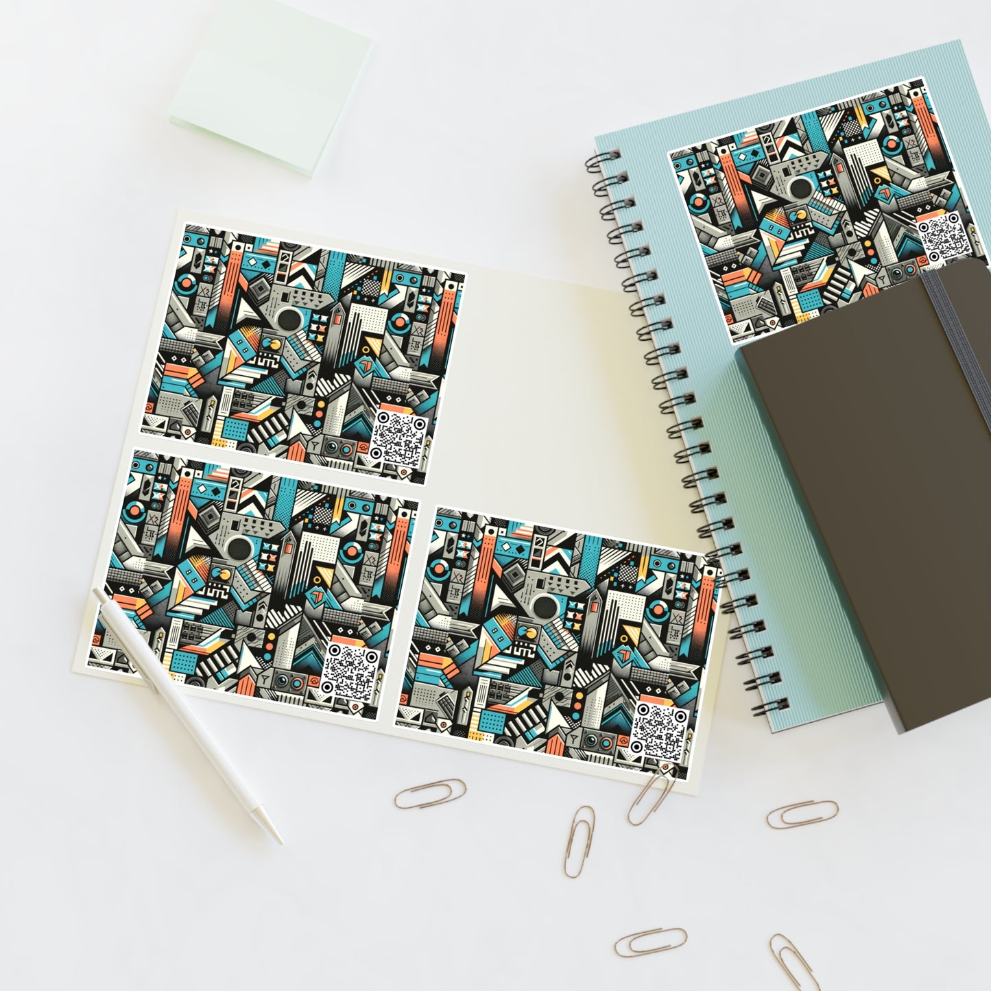 Digital Street Art Urban Street Style Sticker Sheet - 8404 Design-81