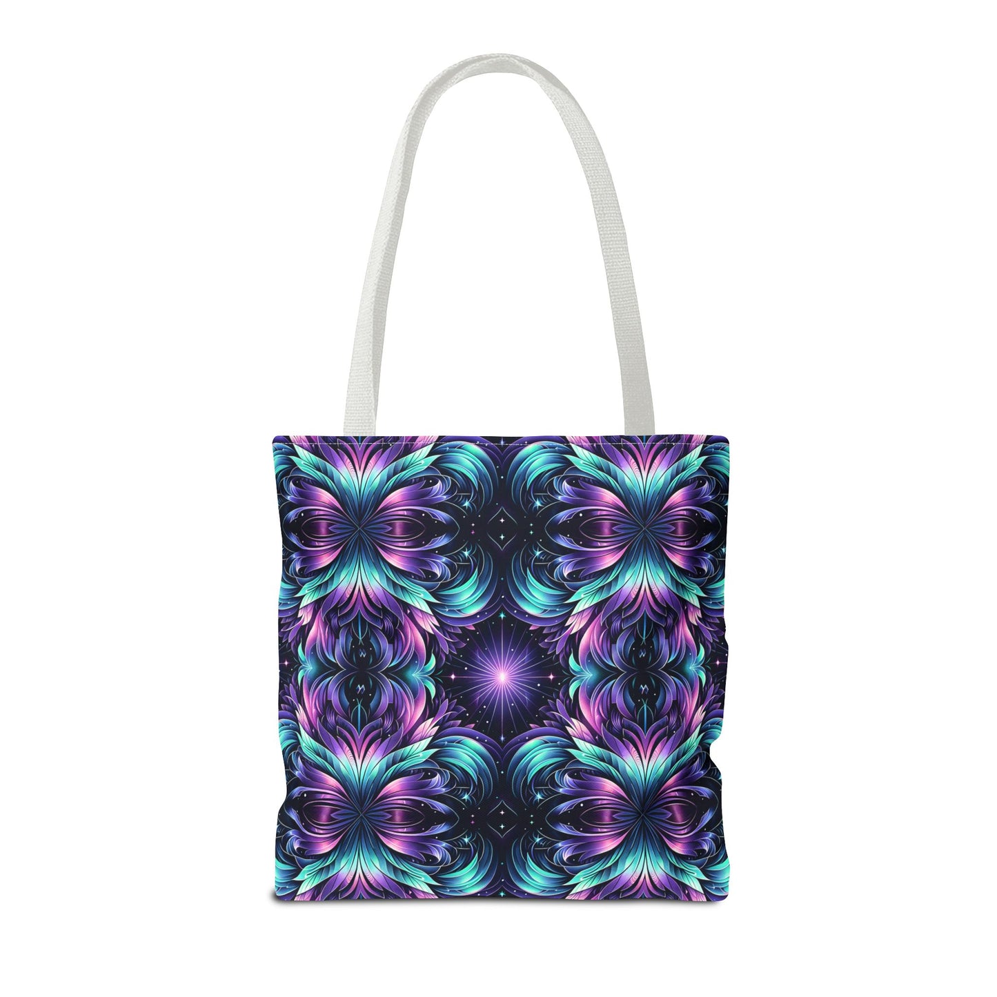 Iridescent Dream Futuristic Tech Tote Bag - 8404 Design-60