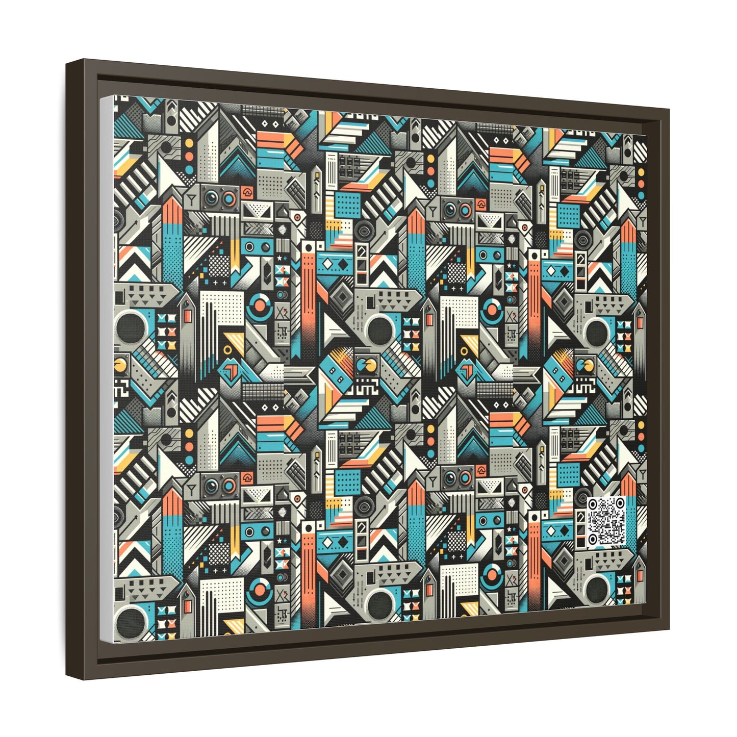 Digital Street Art Urban Street Style Matte Canvas, Framed (multi-color) - 8404 Design-81 A