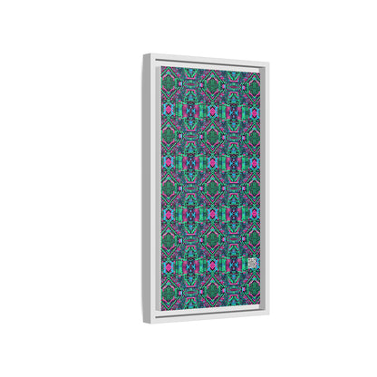 Digital Glitch Vibes Tech-Inspired Streetwear Matte Canvas, Framed (multi-Color) - 8404 Design-71 B