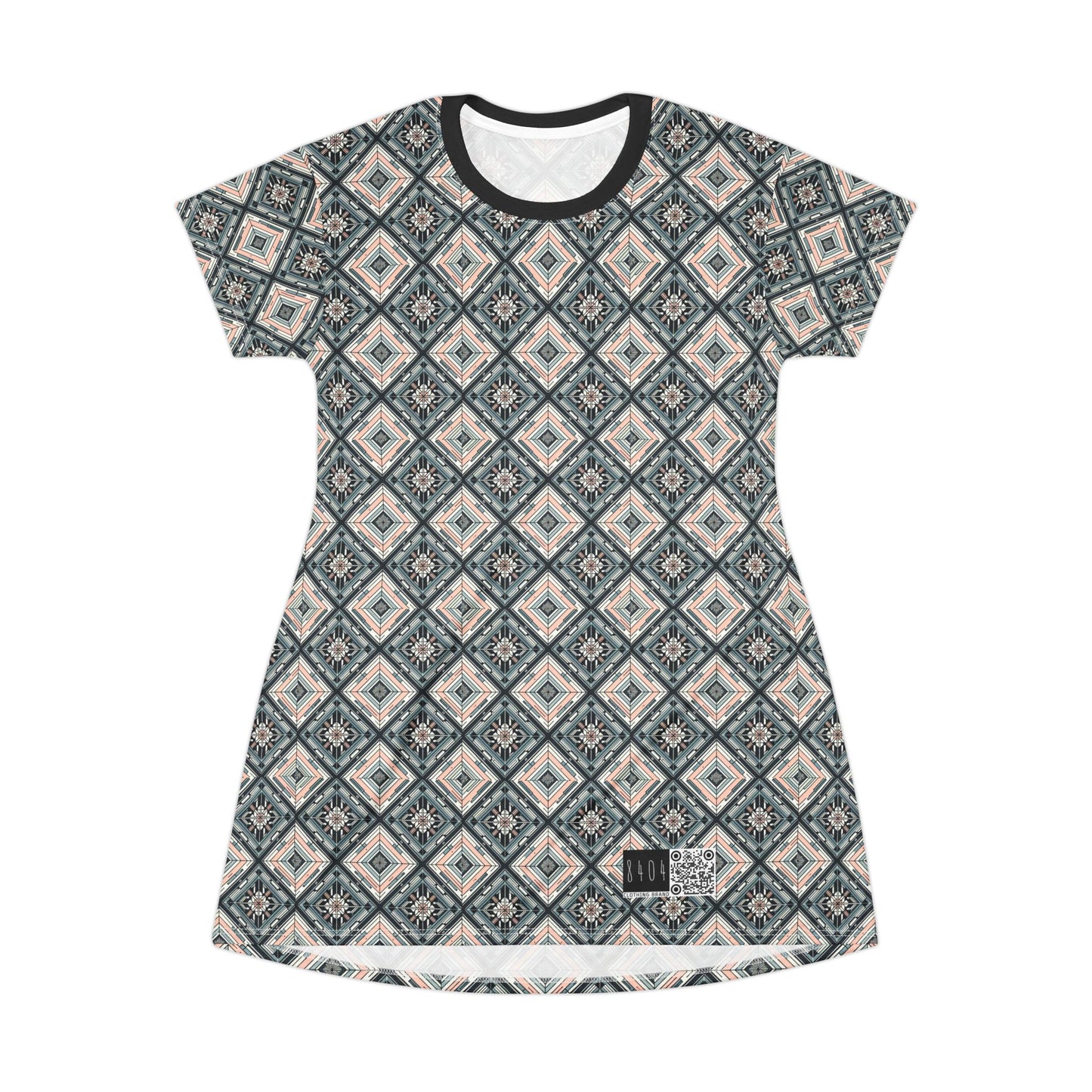 Tech Minimalism Minimalist Tech T-Shirt Dress - 8404 Design-60