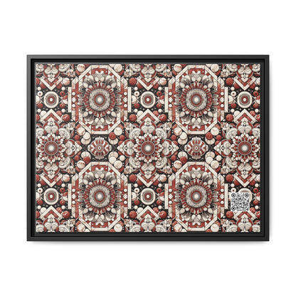 Neo Jomon Sculptural Aesthetics Artisanal Streetwear Matte Canvas, Framed (multi-Color) - 8404 Design-55 A