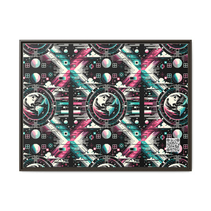 Digital Artistry Digital-native Streetwear Matte Canvas, Framed (multi-color) - 8404 Design-62 A