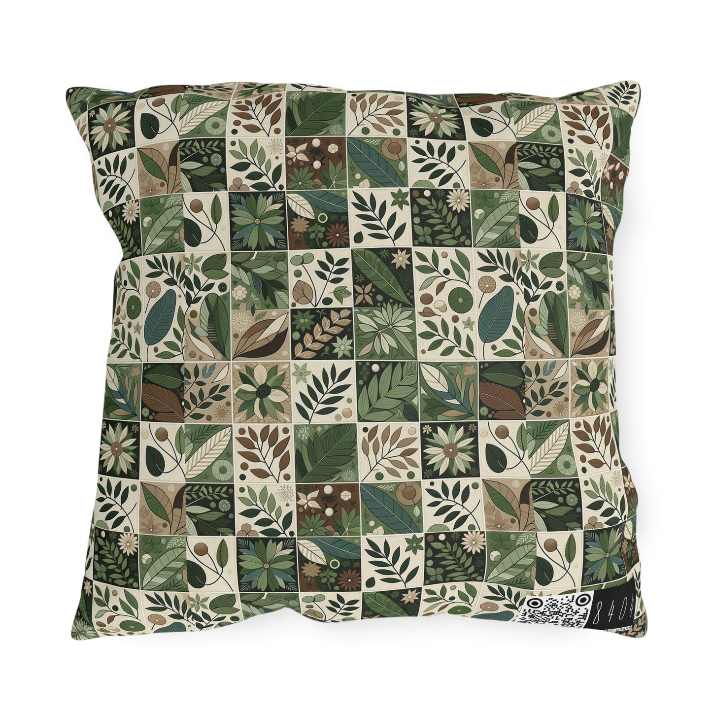 Streetwear Sustainability Environmentally Conscious Streetwear with a Natural Aesthetic Outdoor Pillow - 8404 Design-57
