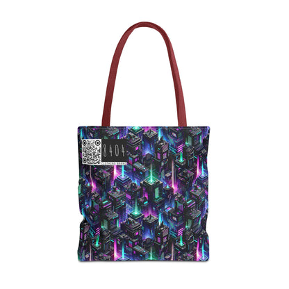 Tech Noir Graphics Futuristic Tech Aesthetics Tote Bag - 8404 Design-55