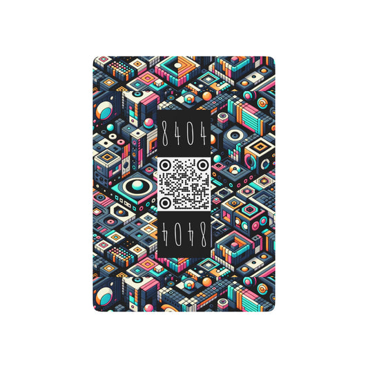 Digital Art Movement Contemporary Digital Poker Playing Cards - 8404 Design-56 B