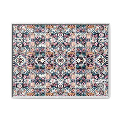 Matte Canvas, Framed (multi-Color) - 8404 Design-01